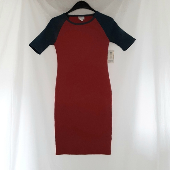 LuLaRoe Julie Reglan Dress XXS - Picture 1 of 5
